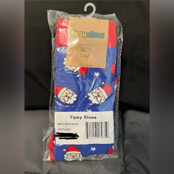 Tipsy Elves men’s Santa socks - brand new - Picture 2 of 4